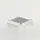 pba 01 Eckablage aus Glas, Nylon Halterungen, 190x190mm