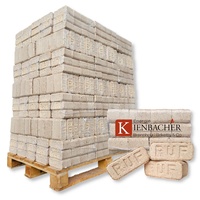 RUF Hartholzbriketts 100kg Palette 10 x 10kg RUF Briketts Brenn Kamin Ofen Heiz Holz Gluthalter Brennholz Premium Öko Briketts | Energie Kienbacher