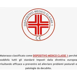 MiaSuite i sogni italiani Matratze 140x200 Höhe 22 cm - Memory Foam, Milbenhemmend, Hypoallergen | Easy