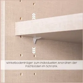 Rauch Spiegelschrank mit Einlegeböden ¦ grau ¦ Maße (cm): B: 136 H: 210