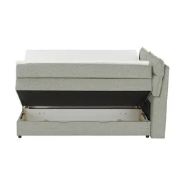 Möbel Kraft Boxspringbett 193 x 109 cm Grün