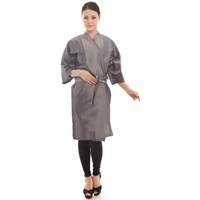 PERFEHAIR Haarsalon-Frisierumhang, Kimono-Stil - 43" lang (Grau)