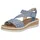 Rieker Keilsandalette Damen Blau 43