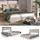 VitaliSpa Nura 180 x 200 cm Grau