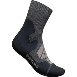 BAUERFEIND Herren Socken Outdoor Merino, LAVA GREY, 46-49