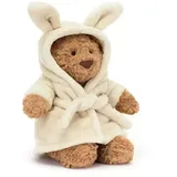 10 Zoll Jellycat Bartholomäus Bär Bademantel Plüschpuppe - Neu mit Etikett + Staubbeu