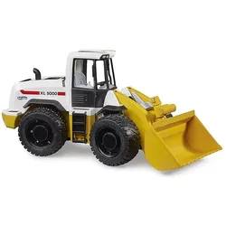 Bruder® Spielzeug-Radlader 03412, (1-tlg), Maßstab 1:16, Gelb / Weiß, mit Schaufel, Baufahrzeug gelb|weiß