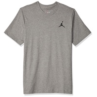 Jordan Nike Jumpman Emb T-Shirt Carbon Heather/Black XL