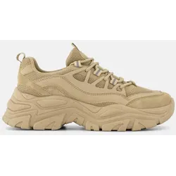 Chunky Sneaker - Damen - cognac