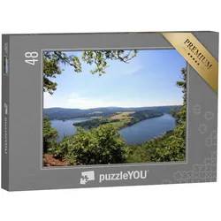 puzzleYOU Puzzle Blick auf den Edersee, 48 Puzzleteile, puzzleYOU-Kollektionen Edersee