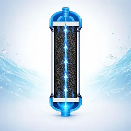 Wiltec NW-106 Aktivkohlegranulat Nachfilter 254 mm 10" 5 μ