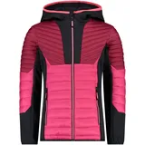 CMP Kid G Hybrid Jacket Fix Hood Fuxia 176