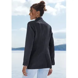 LASCANA Longblazer gestreift Blau 38