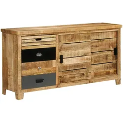 vidaXL Sideboard Mangoholz Massiv 160 x 40 x 80 cm