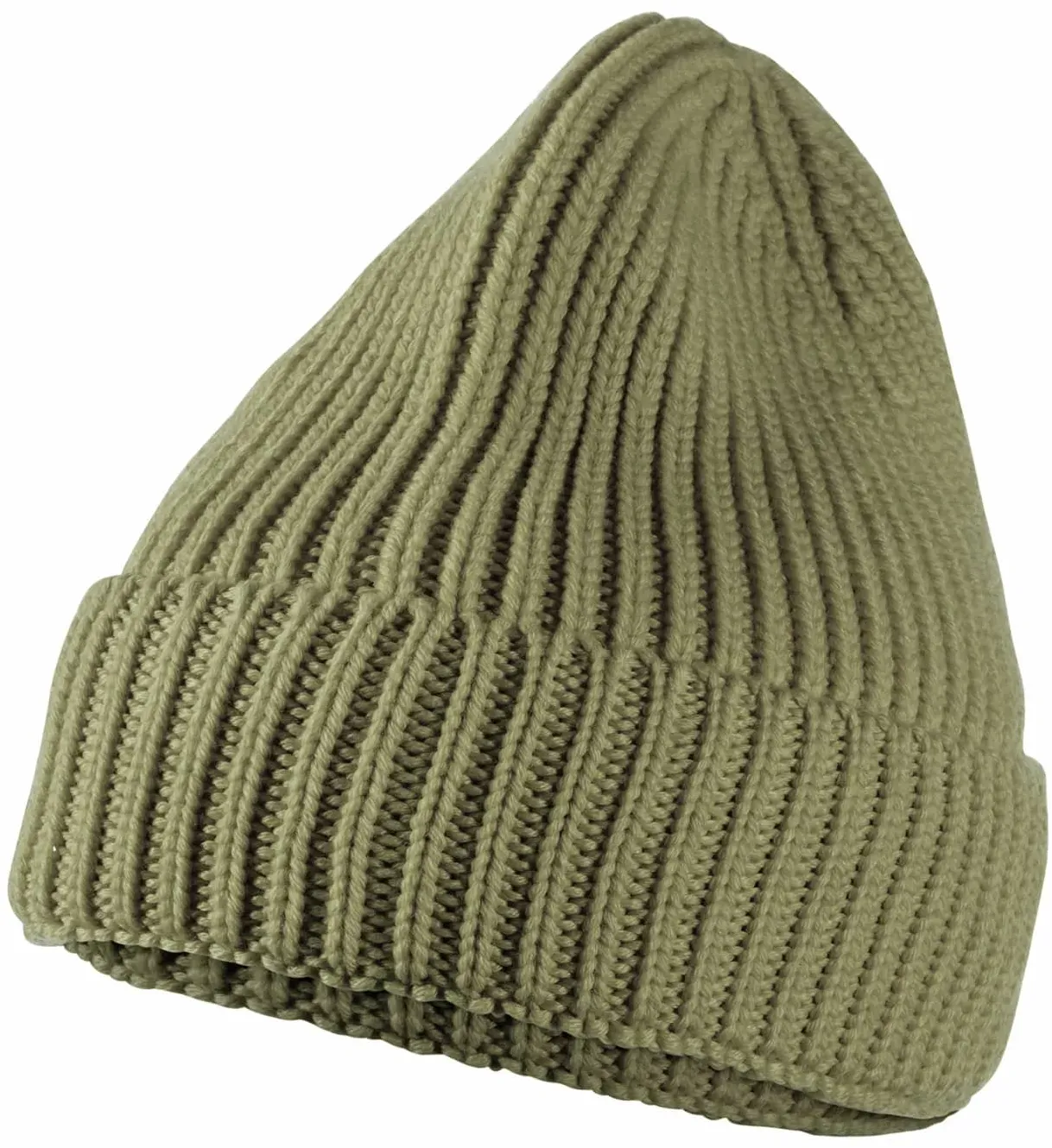 Walbusch Herren Merino-Mütze Grün