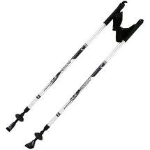 Best Sporting Nordic Walking Stöcke aus Aluminium, stufenlos verstellbar von 84 bis 140 cm