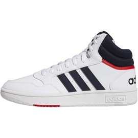 adidas Hoops 3.0 Mid Classic Vintage cloud white/legend ink/vivid red 47 1/3