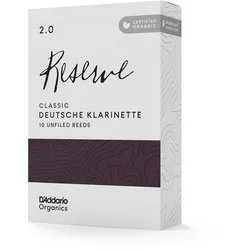 D’Addario Woodwinds Organic Reserve Classic German - Deutsche Klarinette 2,0 - 1... - Blätter