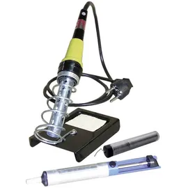 VELLEMAN K/SOLD2N Lötkolben-Set 230 V 25 W inkl. Lötzinn, inkl. Ablage, inkl. Entlötsaugpumpe