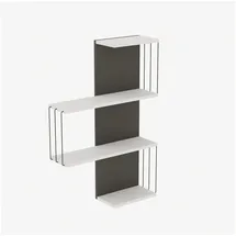 OEM Skye Decor Wandregal 100% MELAMINE COATED PARTICLE BOARD, 96 cm x 19 cm x 64 cm N1737 weiß