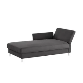 Nehl Liege Easy Flachgewebe 220 x 80 x 96 cm Grau mit Schlaffunktion
