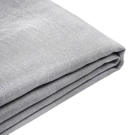 Beliani Bettrahmenbezug FITOU 160 x 200 cm Hellgrau