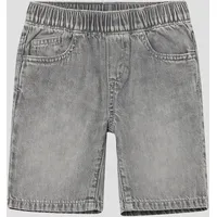 s.Oliver Loose Fit Pull on Jeansshorts aus reiner Baumwolle, Mittelgrau, 134