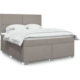 vidaXL Boxspringbett 180 x 200 cm Taupe