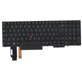 Lenovo Lite-On - Ersatztastatur Notebook - mit ClickPad, Trackpoint - hinterleuchtet - QWERTY - Finnisch - Schwarz - FRU - für ThinkPad E580, E585, E590, E595, L580, L590, T590 (01YP705)