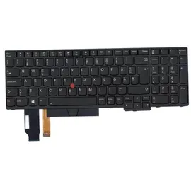Lenovo Lite-On - Ersatztastatur Notebook - mit ClickPad, Trackpoint - hinterleuchtet - QWERTY - Finnisch - Schwarz - FRU - für ThinkPad E580, E585, E590, E595, L580, L590, T590 (01YP705)