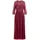 Apart Fashion APART Abendoverall mit Spitzentop und weitem Bein, Bordeauxrot, 34