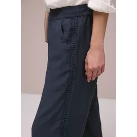 STREET ONE Style Emee Webhose Wide Leg Blau 40