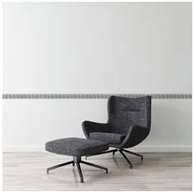 ascreation A.S. Création selbstklebende Bordüre Only Borders Borte 5,00 m x 0,05 m grau schwarz weiß Made in Germany 936461 93646-1