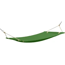konsimo® Hängematte, Grün, Textil, 310x4x110 cm, Hergestellt in Europa, Gartenmöbel, Hängematten