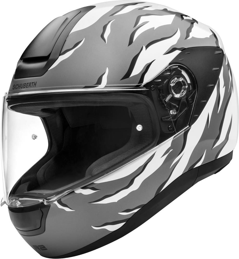 Schuberth R2 Renegade Helm, zwart-wit, XS Voorman