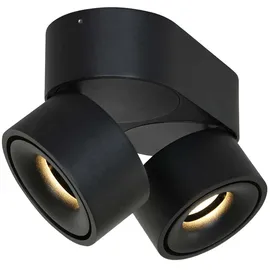 Steinhauer Spotleuchte Deckenstrahler Deckenlampe schwenkbar LED Schlafzimmerlampe schwarz,