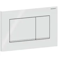 Geberit Sigma30 Betätigungsplatte für 2-Mengen-Spülung weiß/hochglanz-verchromt 115.883.KJ.1