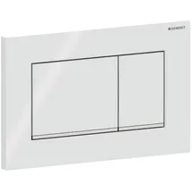 Geberit Sigma30 Betätigungsplatte für 2-Mengen-Spülung weiß/hochglanz-verchromt 115.883.KJ.1