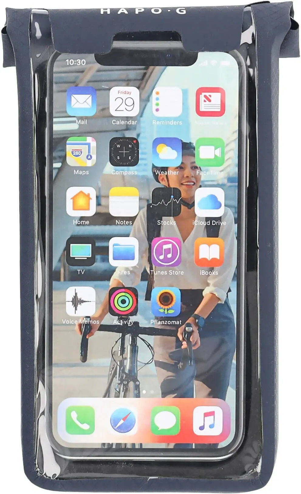 Smartphone-Tasche 100% WASSERDICHT Mehrzweckhalterung blau No Size