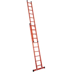 Iller Vollkunststoff Schiebeleiter 2x10 Sprossen