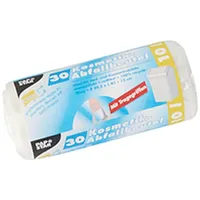 Papstar Müllbeutel mit Tragegriffen, HDPE 10 l 42 cm