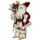 itsisa Weihnachtsmann Figur auf Ski 30 cm