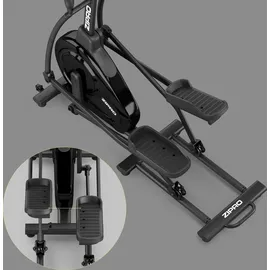 Zipro Session, Ellipsentrainer für zu Hause, 32-Grad-Widerstandssystem, iConsole+ App, 6 kg, Schwungmasse - Schwarz