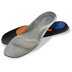 Fußbett 3D-men gelocht 9595/6, ganzflächig, grau/schwarz, Größe 43 - grau - 43