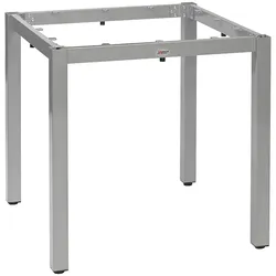 Garden Emotions Outdoor Tischgestell für quadratische Tischplatten 80x80 cm Lexus silber