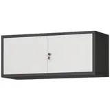 Jan Nowak DELUKE Aktenschrank 90 x 38 x 40 cm Anthrazit/Weiß
