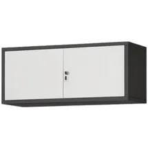 Jan Nowak DELUKE Aktenschrank 90 x 38 x 40 cm Anthrazit/Weiß