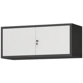 Jan Nowak DELUKE Aktenschrank 90 x 38 x 40 cm Anthrazit/Weiß