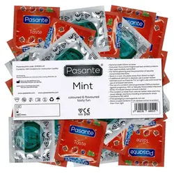 «Mint» erfrischende Pfefferminz-Kondome (144 Kondome) 144 St