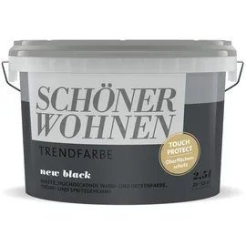 SCHÖNER WOHNEN Trendfarbe 2,5 l new black matt